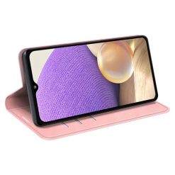 Lacné Kryty | Peňaženkové puzdro Magnetic smooth case ružové – Samsung Galaxy A53 5G | Lacné Kryty