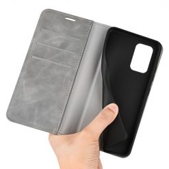 Peňaženkové puzdro Magnetic smooth case sivé – Samsung Galaxy A53 5G | Lacné Kryty Lacné Kryty | Peňaženkové puzdro Magnetic smooth case sivé – Samsung Galaxy A53 5G | Lacné Kryty