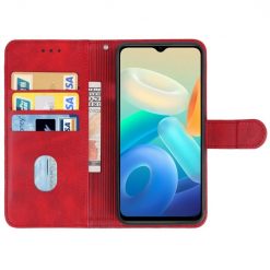 Lacné Kryty | Peňaženkové puzdro Splendid case červené – Vivo Y76 5G | Lacné Kryty