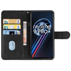 Lacné Kryty | Peňaženkové puzdro Splendid case čierne – Realme 9 (4G) / 9 Pro+ | Lacné Kryty