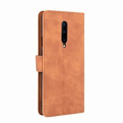 Lacné Kryty | Peňaženkové puzdro Solid hnedé – OnePlus 7 Pro | Lacné Kryty