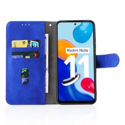 Lacné Kryty | Peňaženkové puzdro Solid modré – Xiaomi Redmi Note 11 (4G) / Note 11S | Lacné Kryty