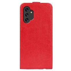Lacné Kryty | Vyklápacie puzdro Vertical flip case červené – Samsung Galaxy A13 (4G) | Lacné Kryty