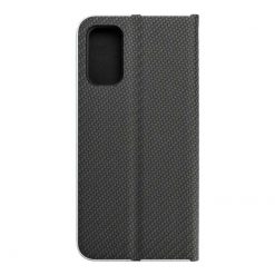Lacné Kryty | Knižkové puzdro Luna Carbon čierne – Xiaomi Poco M4 Pro 5G / Xiaomi Redmi Note 11S 5G | Lacné Kryty