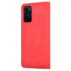 Lacné Kryty | Peňaženkové puzdro AZNS Skin Feel červené – Realme 9i / Oppo A96 | Lacné Kryty