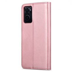 Lacné Kryty | Peňaženkové puzdro AZNS Skin Feel ružové – Realme 9i / Oppo A96 | Lacné Kryty