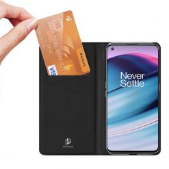 Lacné Kryty | Peňaženkové puzdro Dux Ducis Skin Pro čierne – OnePlus Nord CE 5G | Lacné Kryty