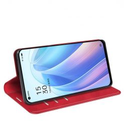Peňaženkové puzdro Posh magnetic case červené – Oppo Reno7 5G (Reno 7 5G) | Lacné Kryty Lacné Kryty | Peňaženkové puzdro Posh magnetic case červené – Oppo Reno7 5G (Reno 7 5G) | Lacné Kryty