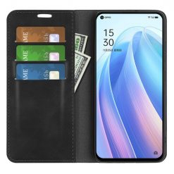 Lacné Kryty | Peňaženkové puzdro Posh magnetic case čierne – Oppo Reno7 5G (Reno 7 5G) | Lacné Kryty