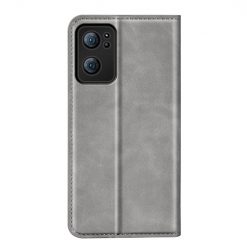 Lacné Kryty | Peňaženkové puzdro Posh magnetic case sivé – Oppo Reno7 5G (Reno 7 5G) | Lacné Kryty