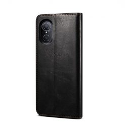 Lacné Kryty | Peňaženkové puzdro Wax case čierne – Huawei Nova 9 SE | Lacné Kryty