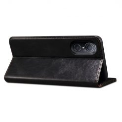 Lacné Kryty | Peňaženkové puzdro Wax case čierne – Huawei Nova 9 SE | Lacné Kryty