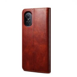 Peňaženkové puzdro Wax case hnedé – Huawei Nova 9 SE | Lacné Kryty Lacné Kryty | Peňaženkové puzdro Wax case hnedé – Huawei Nova 9 SE | Lacné Kryty