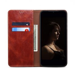 Peňaženkové puzdro Wax case hnedé – Huawei Nova 9 SE | Lacné Kryty Lacné Kryty | Peňaženkové puzdro Wax case hnedé – Huawei Nova 9 SE | Lacné Kryty