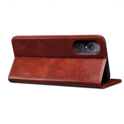 Peňaženkové puzdro Wax case hnedé – Huawei Nova 9 SE | Lacné Kryty Lacné Kryty | Peňaženkové puzdro Wax case hnedé – Huawei Nova 9 SE | Lacné Kryty