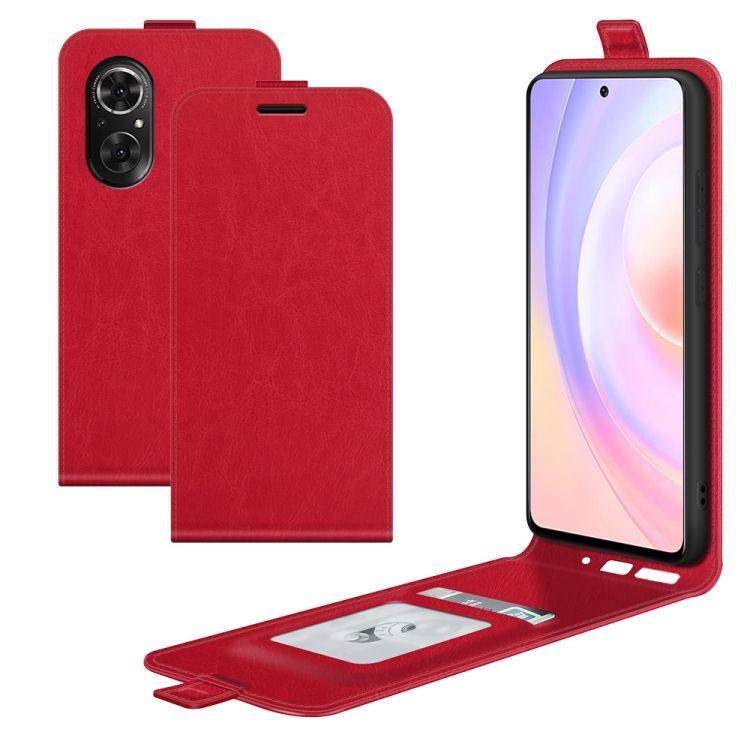 Vyklápacie puzdro Vertical flip case červené – Huawei Nova 9 SE