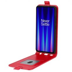 Lacné Kryty | Vyklápacie puzdro Vertical flip case červené – OnePlus Nord CE 2 5G | Lacné Kryty