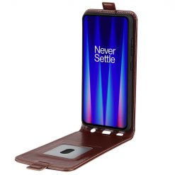 Vyklápacie puzdro Vertical flip case hnedé – OnePlus Nord CE 2 5G | Lacné Kryty Lacné Kryty | Vyklápacie puzdro Vertical flip case hnedé – OnePlus Nord CE 2 5G | Lacné Kryty