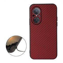 Lacné Kryty | Zadný Kryt Carbon Fiber červený – Huawei Nova 9 SE | Lacné Kryty