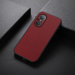 Lacné Kryty | Zadný Kryt Carbon Fiber červený – Huawei Nova 9 SE | Lacné Kryty