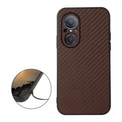 Lacné Kryty | Zadný Kryt Carbon Fiber hnedý – Huawei Nova 9 SE | Lacné Kryty