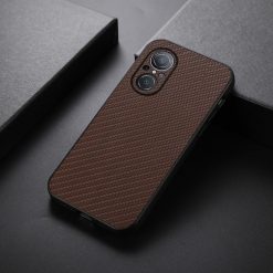 Lacné Kryty | Zadný Kryt Carbon Fiber hnedý – Huawei Nova 9 SE | Lacné Kryty