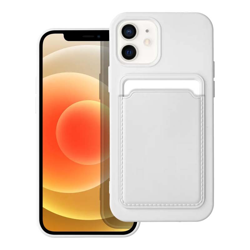 Zadný kryt Card Case biely – iPhone 12 / 12 Pro