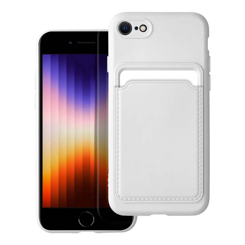 Zadný kryt Card Case biely – iPhone 7 / 8 / SE 2020