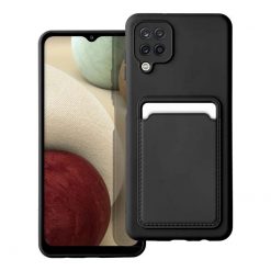 Lacné Kryty | Zadný kryt Card Case čierny – Samsung Galaxy A12 / M12 | Lacné Kryty