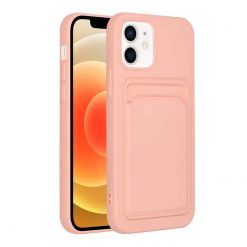 Lacné Kryty | Zadný kryt Card Case ružový – iPhone 12 / 12 Pro | Lacné Kryty