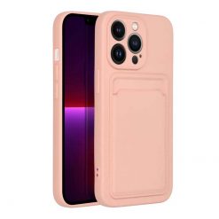 Zadný kryt Card Case ružový – iPhone 13 Pro | Lacné Kryty Lacné Kryty | Zadný kryt Card Case ružový – iPhone 13 Pro | Lacné Kryty