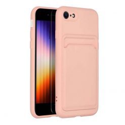 Lacné Kryty | Zadný kryt Card Case ružový – iPhone 7 / 8 / SE 2020 | Lacné Kryty