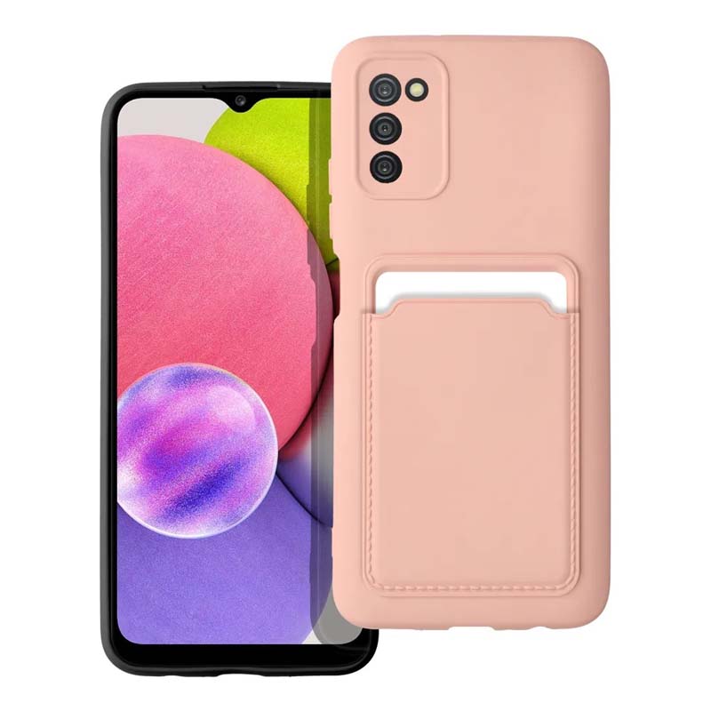Zadný kryt Card Case ružový – Samsung Galaxy A03s
