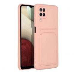 Lacné Kryty | Zadný kryt Card Case ružový – Samsung Galaxy A12 / M12 | Lacné Kryty