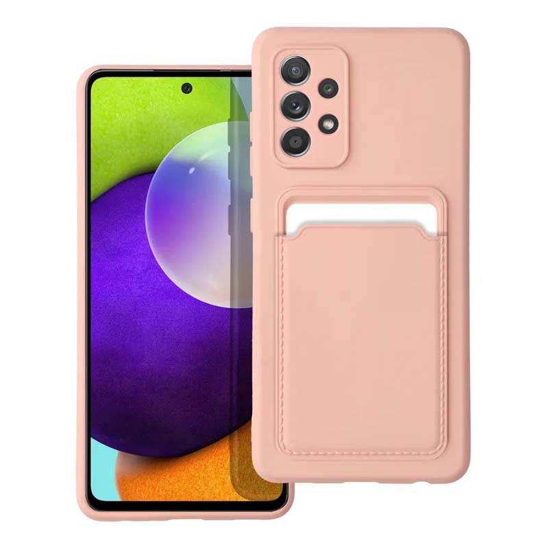 Zadný kryt Card Case ružový – Samsung Galaxy A52 / A52 5G / A52s 5G