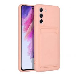 Zadný kryt Card Case ružový – Samsung Galaxy S21 FE | Lacné Kryty Lacné Kryty | Zadný kryt Card Case ružový – Samsung Galaxy S21 FE | Lacné Kryty