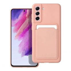 Lacné Kryty | Zadný kryt Card Case ružový – Samsung Galaxy S21 FE