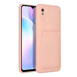 Lacné Kryty | Zadný kryt Card Case ružový – Xiaomi Redmi 9A / 9AT | Lacné Kryty