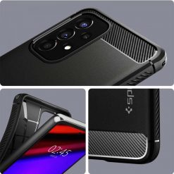 Zadný kryt Spigen Rugged Armor čierny – Samsung Galaxy A53 5G | Lacné Kryty Lacné Kryty | Zadný kryt Spigen Rugged Armor čierny – Samsung Galaxy A53 5G | Lacné Kryty