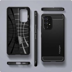 Zadný kryt Spigen Rugged Armor čierny – Samsung Galaxy A53 5G | Lacné Kryty Lacné Kryty | Zadný kryt Spigen Rugged Armor čierny – Samsung Galaxy A53 5G | Lacné Kryty