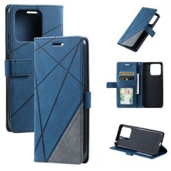 Lacné Kryty | Knižkové puzdro Rhombus modré – Xiaomi Redmi 10C | Lacné Kryty