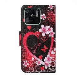 Knižkové puzdro Trendy Cross case Červené srdce – Xiaomi Redmi 10C | Lacné Kryty Lacné Kryty | Knižkové puzdro Trendy Cross case Červené srdce – Xiaomi Redmi 10C | Lacné Kryty