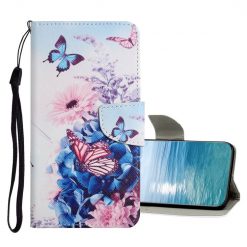 Knižkové puzdro Trendy Cross case Fialový motýľ – Samsung Galaxy A13 (4G) | Lacné Kryty Lacné Kryty | Knižkové puzdro Trendy Cross case Fialový motýľ – Samsung Galaxy A13 (4G) | Lacné Kryty