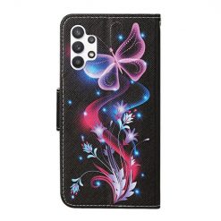 Lacné Kryty | Knižkové puzdro Trendy Cross case Nočný motýľ – Samsung Galaxy A13 (4G) | Lacné Kryty