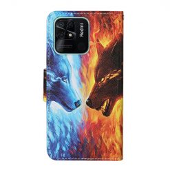 Knižkové puzdro Trendy Cross case Vlk v plameňoch – Xiaomi Redmi 10C | Lacné Kryty Lacné Kryty | Knižkové puzdro Trendy Cross case Vlk v plameňoch – Xiaomi Redmi 10C | Lacné Kryty