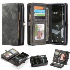 Lacné Kryty | Multifunkčné peňaženkové puzdro CaseMe Detachable čierne – Samsung Galaxy A53 5G | Lacné Kryty