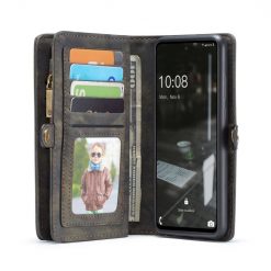 Lacné Kryty | Multifunkčné peňaženkové puzdro CaseMe Detachable čierne – Samsung Galaxy A53 5G | Lacné Kryty