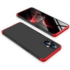 Ochranný kryt 360 Protection čierno-červený – Oppo Reno7 Lite (Reno 7 Lite) | Lacné Kryty Lacné Kryty | Ochranný kryt 360 Protection čierno-červený – Oppo Reno7 Lite (Reno 7 Lite) | Lacné Kryty