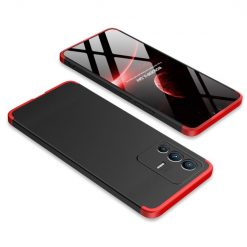 Lacné Kryty | Ochranný kryt 360 Protection čierno-červený – Vivo V23 5G | Lacné Kryty