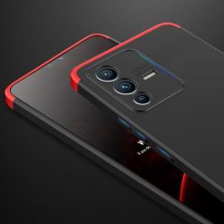 Lacné Kryty | Ochranný kryt 360 Protection čierno-červený – Vivo V23 5G | Lacné Kryty
